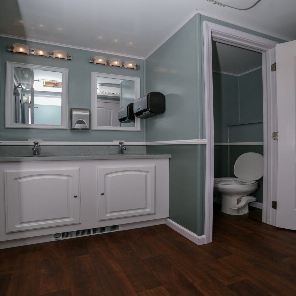 The Spa, a luxury portable restroom rental