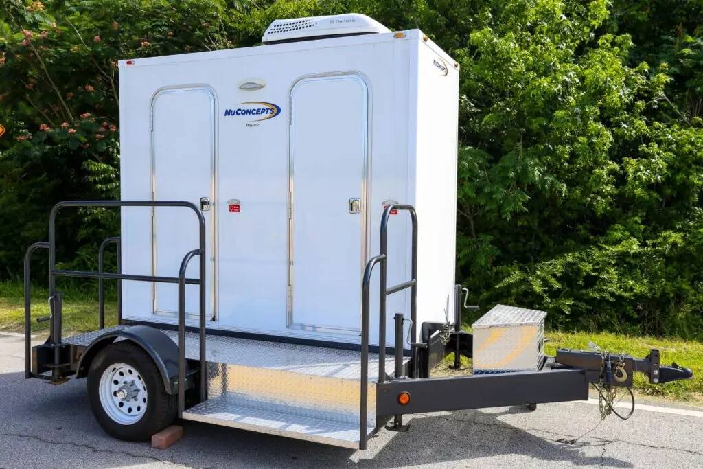 Majestic - 2 Station Portable Restroom Trailer