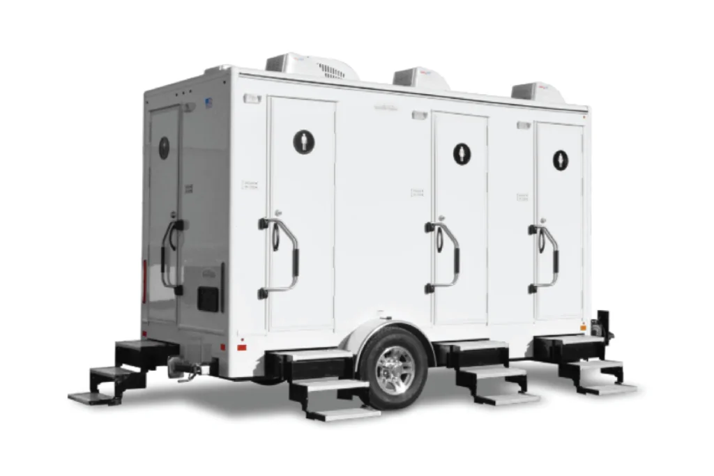 image of pit stop restroom trailer